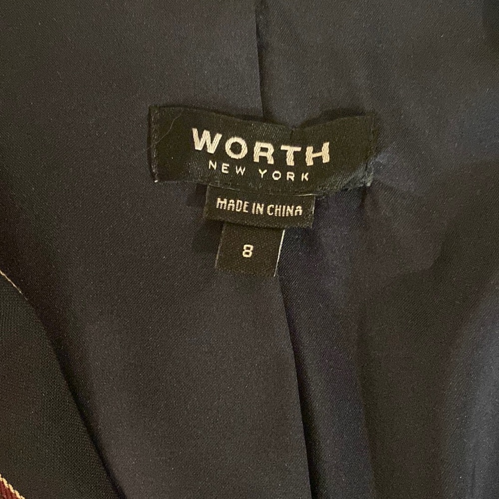 Worth Striped Navy Blazer - Picture 3 of 5